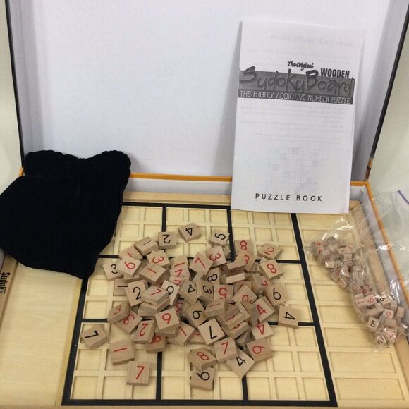 Smart Minds Original Sudoku Wooden Board- Highly Logical Number Puzzle- Complete - Picture 5 of 5